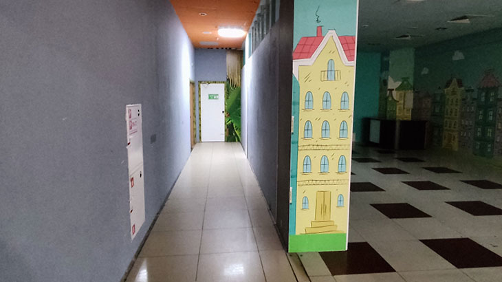 Показано размещение туалетов для посетителей на 3-ем этаже в ТРЦ Мадагаскар в Тольятти (продолжение).
